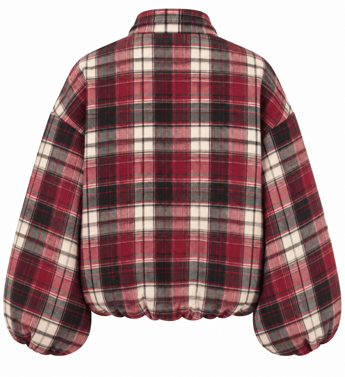 Lumberjack Bomber Jacket | Red Plaid