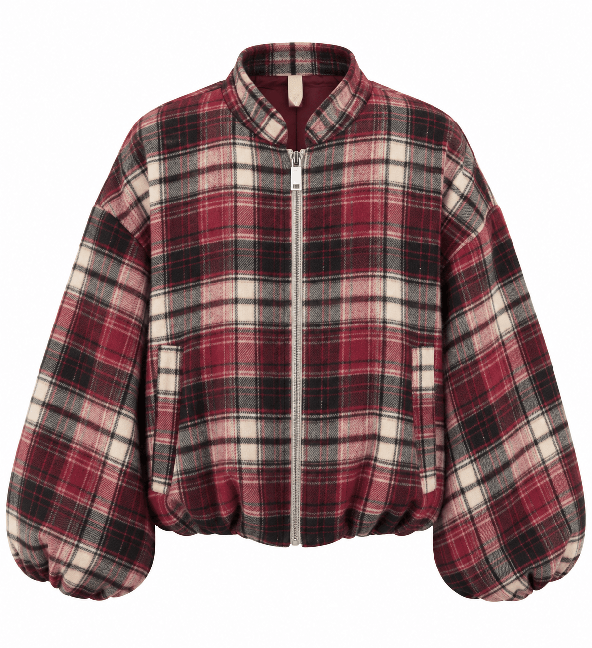 Lumberjack Bomber Jacket | Red Plaid