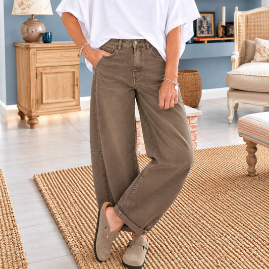 Carnaby Barrel Jeans | Mocha (NEW)