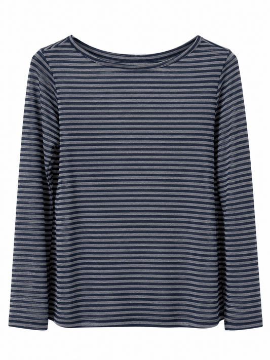 The Stripe Body Hug | Navy & Grey