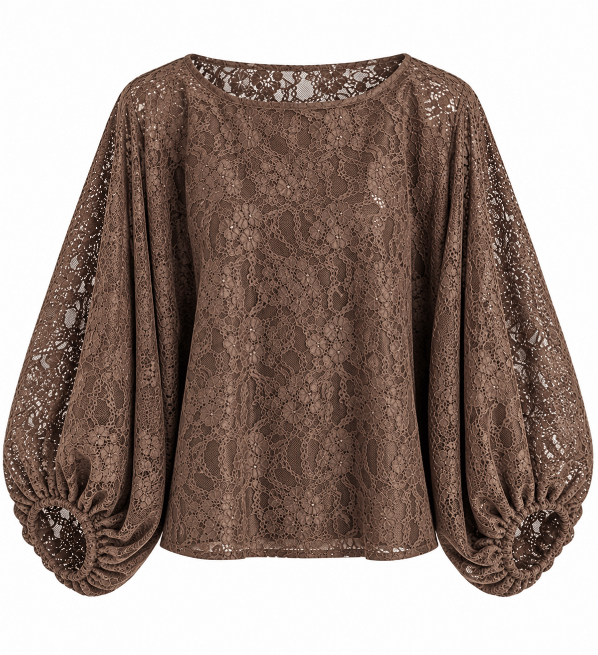 Mayfair Lace Top | Chocolate