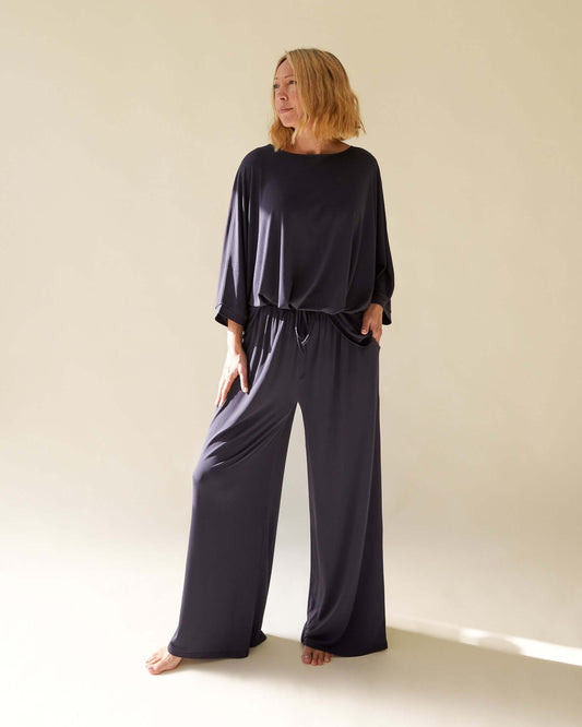 Violet Slouch Pant | Smoke