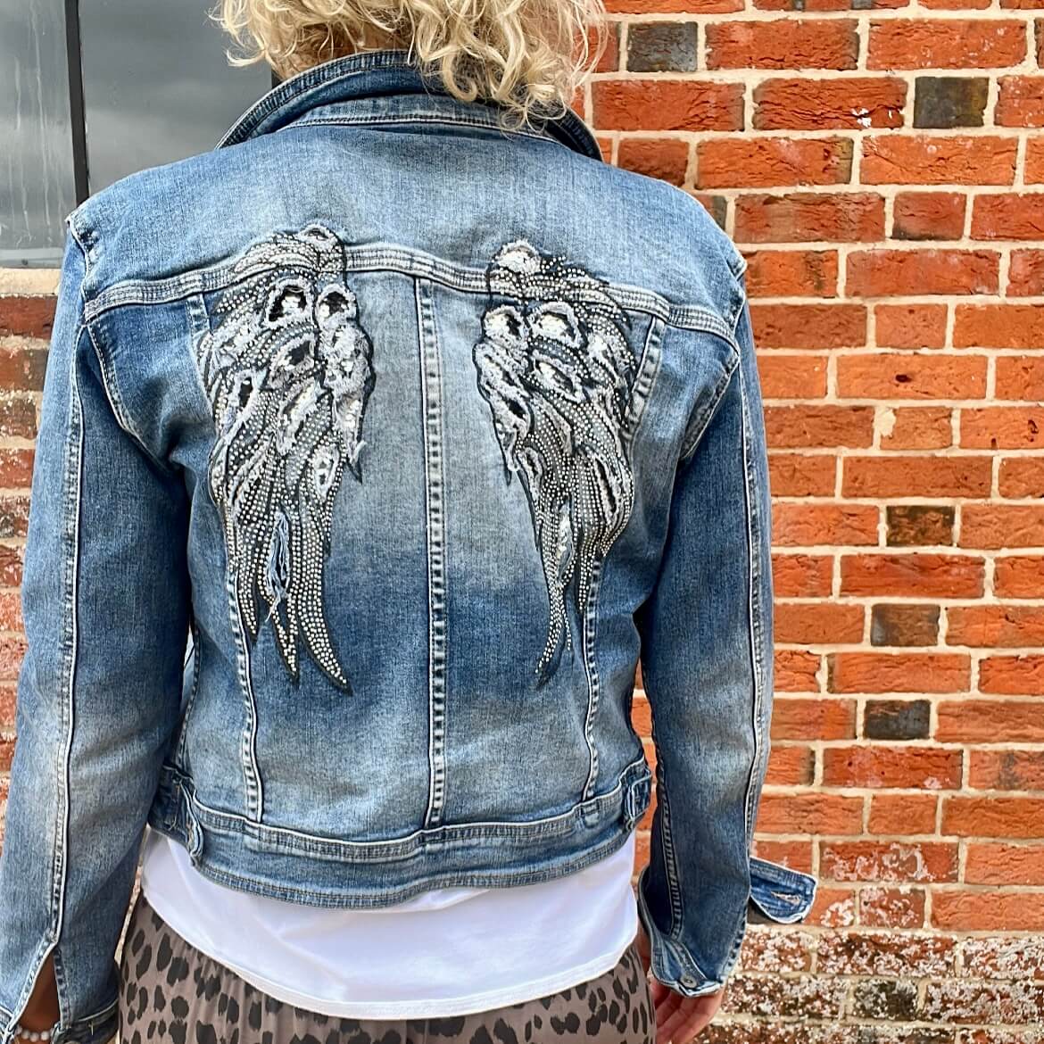 Angel Wing Denim Jacket